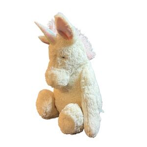 Jellycat London Bashful Unicorn Huge Plush Cream Pink Iridescent Horn 23 Inch